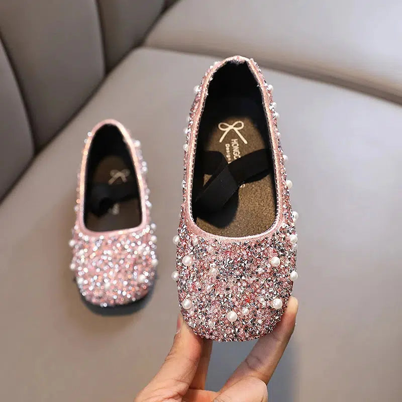 Girls Princess Shoes Glitter Kids Shoes