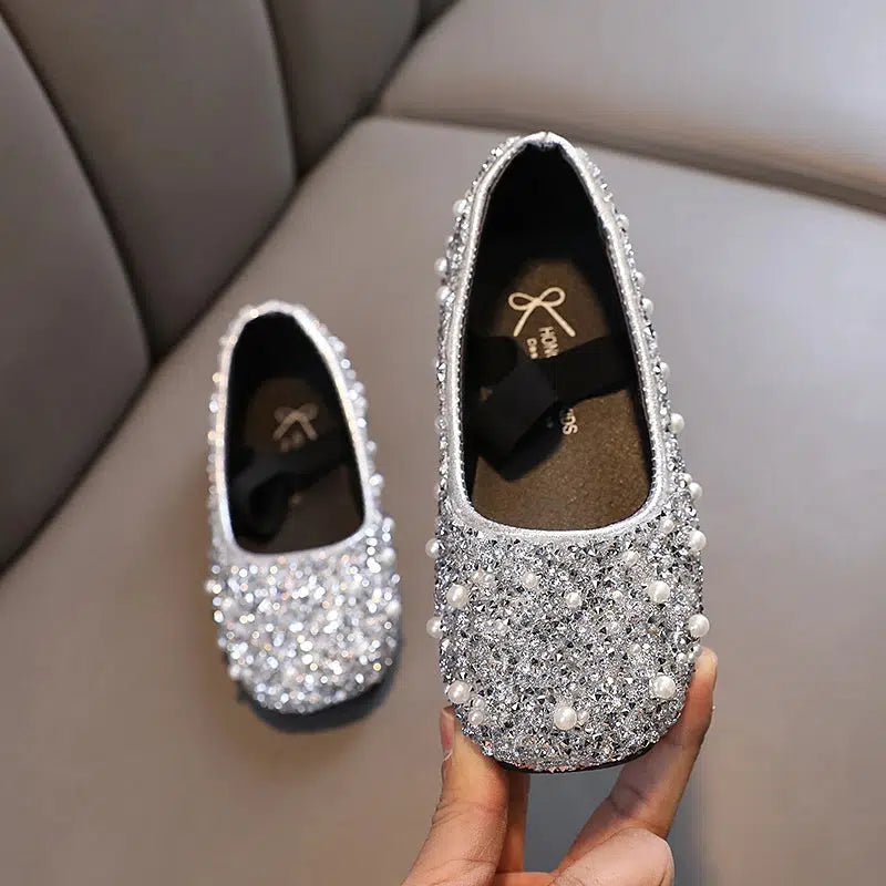 Girls Princess Shoes Glitter Kids Shoes