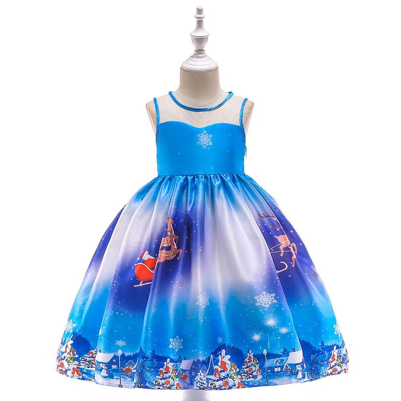 Girls print dress princess dress BENNYS 