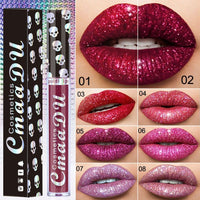 Glitter Lips Makeup Liquid Lipstick Waterproof Long Lasting Lipsticks Metallic Shinny Women's Lip Gloss BENNYS 