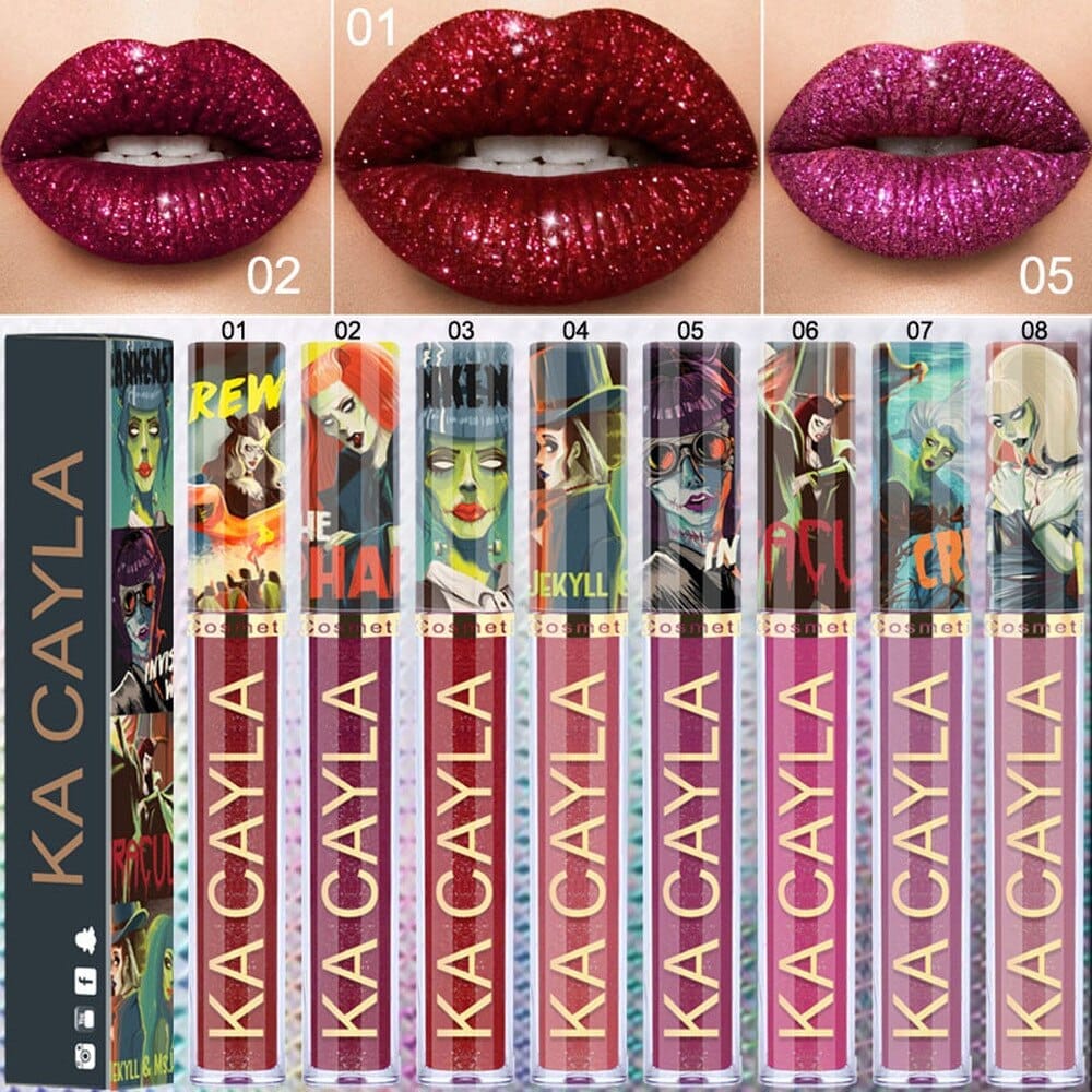 Glitter Lips Makeup Liquid Lipstick Waterproof Long Lasting Lipsticks Metallic Shinny Women's Lip Gloss BENNYS 