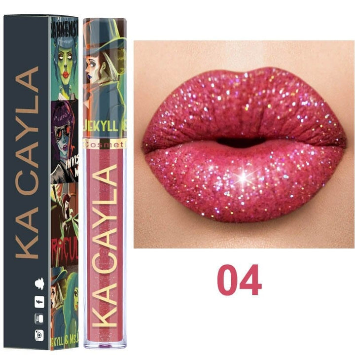 Glitter Lips Makeup Liquid Lipstick Waterproof Long Lasting Lipsticks Metallic Shinny Women's Lip Gloss BENNYS 