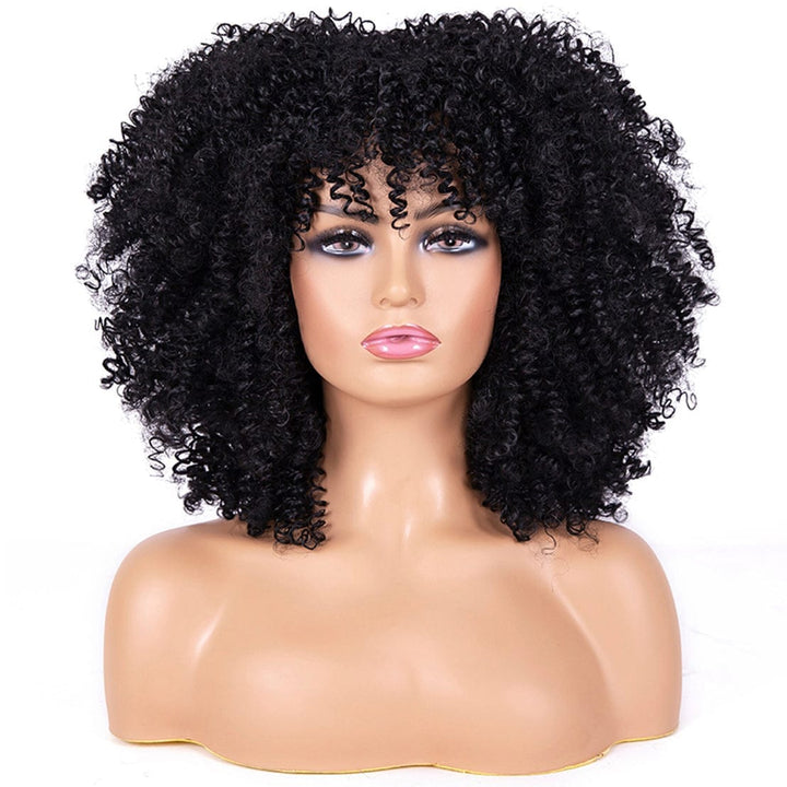 Glue-less afro kinky curly synthetic hair BENNYS 