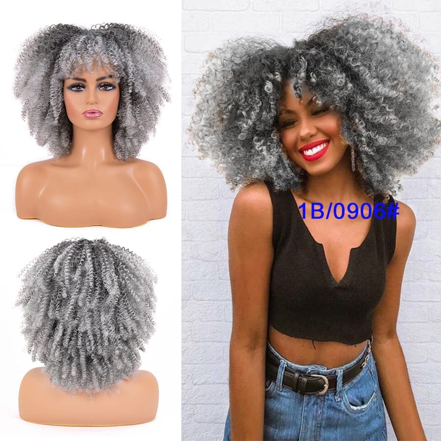 Glue-less afro kinky curly synthetic hair BENNYS 