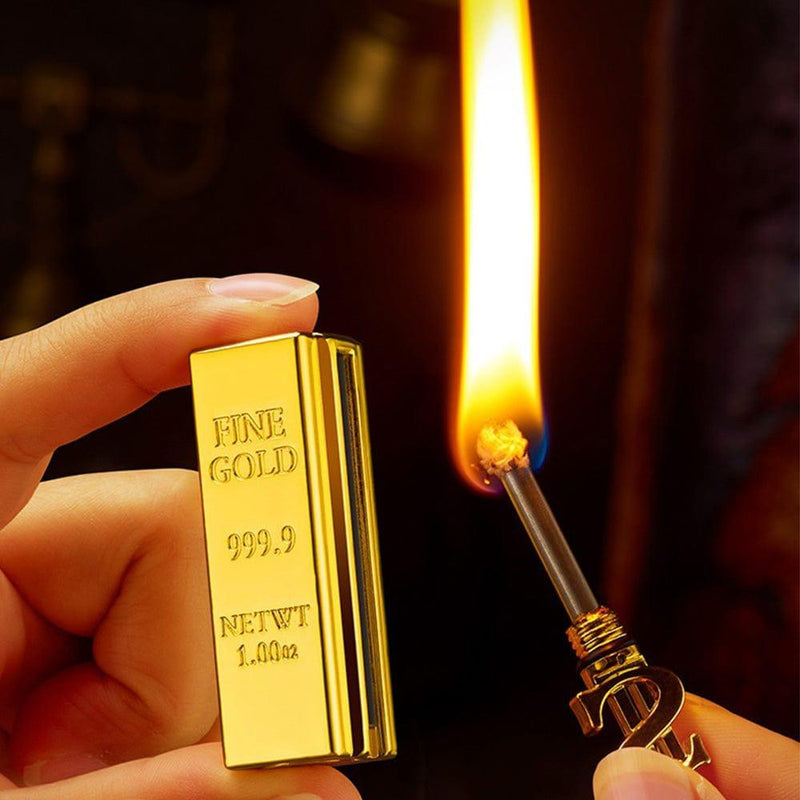 Gold Metal Multifunctional Lighter BENNYS 
