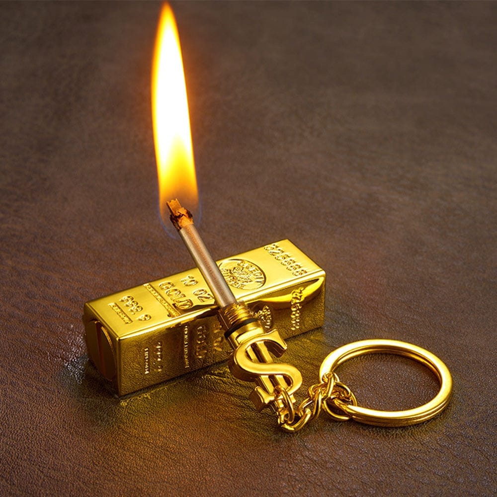 Gold Metal Multifunctional Lighter BENNYS 