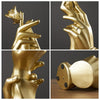 Gold Resin Statue for Decoration Home Decor Statues BENNYS 