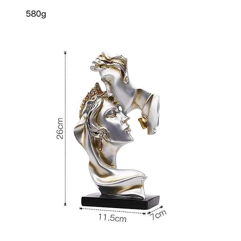 Gold Resin Statue for Decoration Home Decor Statues BENNYS 