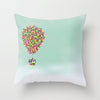 Gradient Yellow Flowers Letters Cushion Cover Pillow Cover for Home Decor BENNYS 
