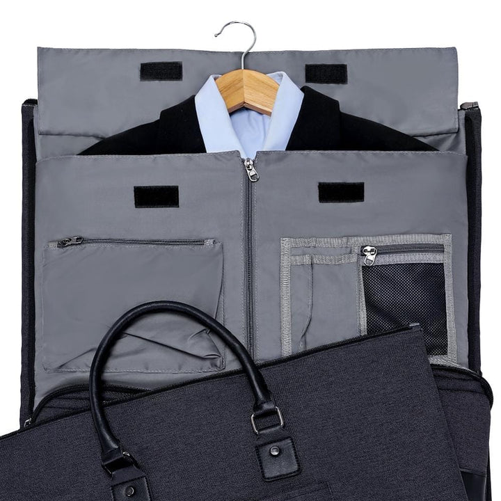 Grey Carry On Business Travel Duffel Bag Cosmetic Bag Overnight Weekender Bag  Duffel Hanging Clothes Bag in 2020 BENNYS 