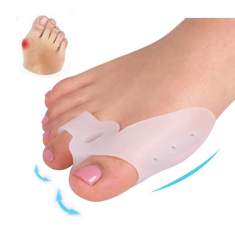 2Pcs=1Pair Silicone Toes Separator