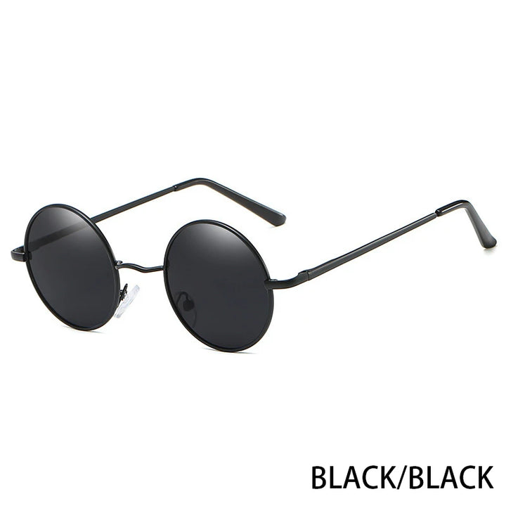 Retro Round Polarized Sunglasses | UV400 Metal Frame Unisex