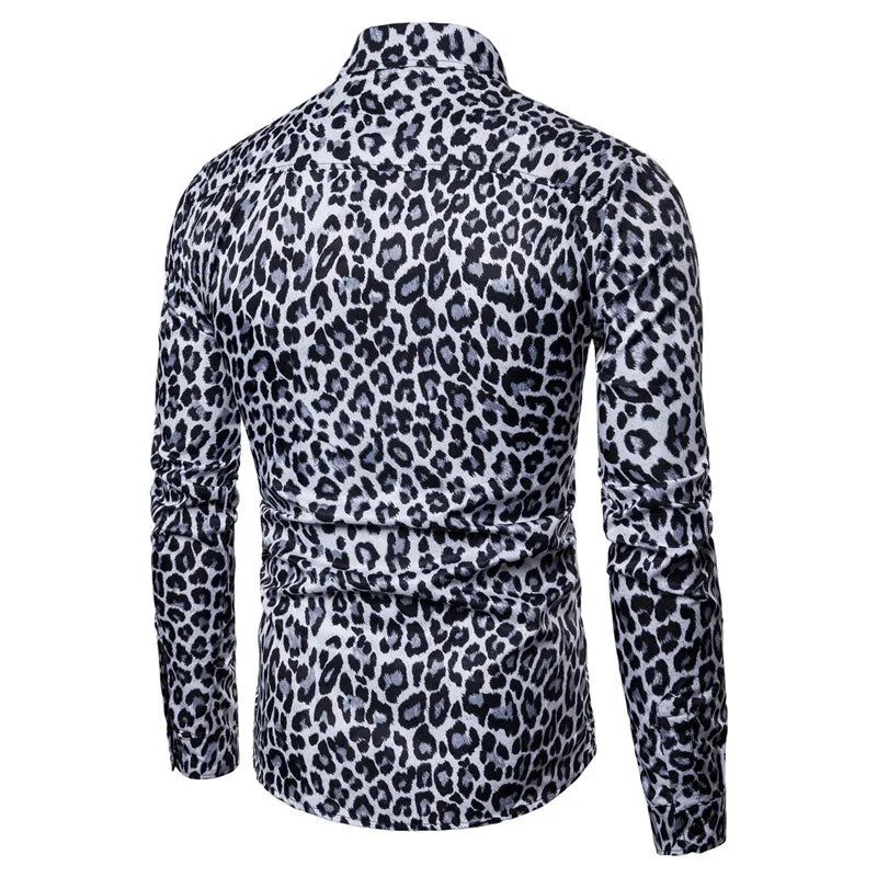 Men's Print High Quality Long Sleeve Shirt