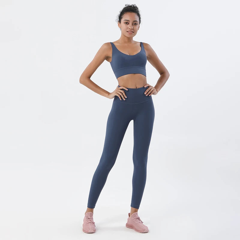 SOISOU Nylon Tracksuits Women's Yoga Set Sports Suit