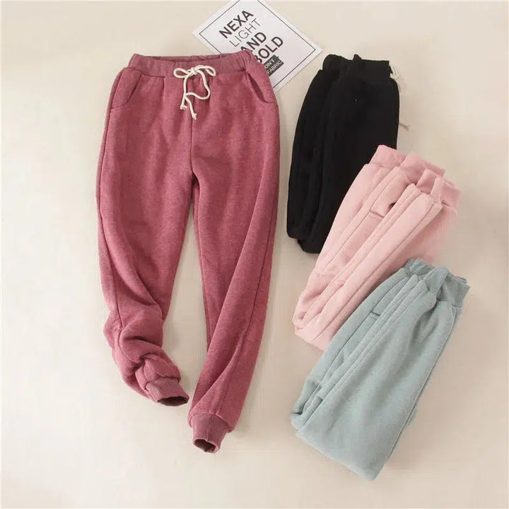 Women's Velvet  Warm Sweatpants