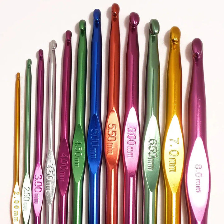 Crochet Hook Set Handle Knitting Needles