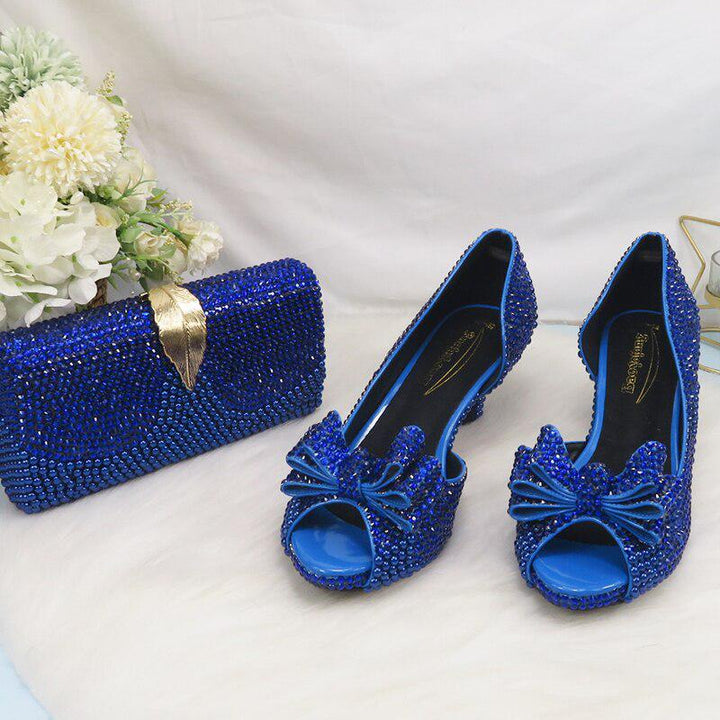 Women's Wedding Shoes With Matching Bags-Bag-Bennys Beauty World