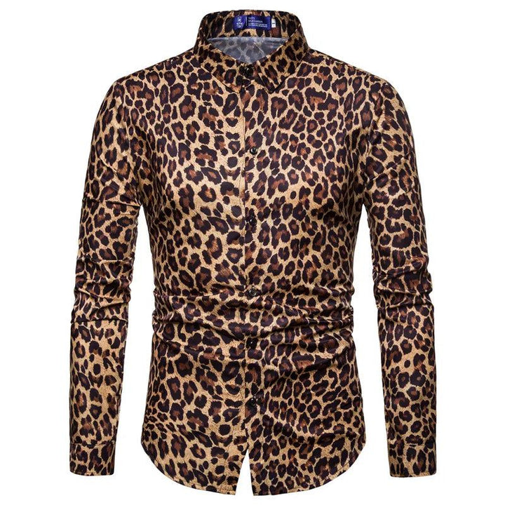 Men's Print High Quality Long Sleeve Shirt