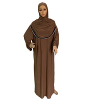 Muslim Dress With Attached Hijab