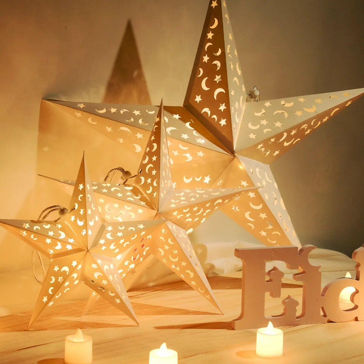 Star Hanging Pendant Ramadan Decor-Decor-Arlik interiors