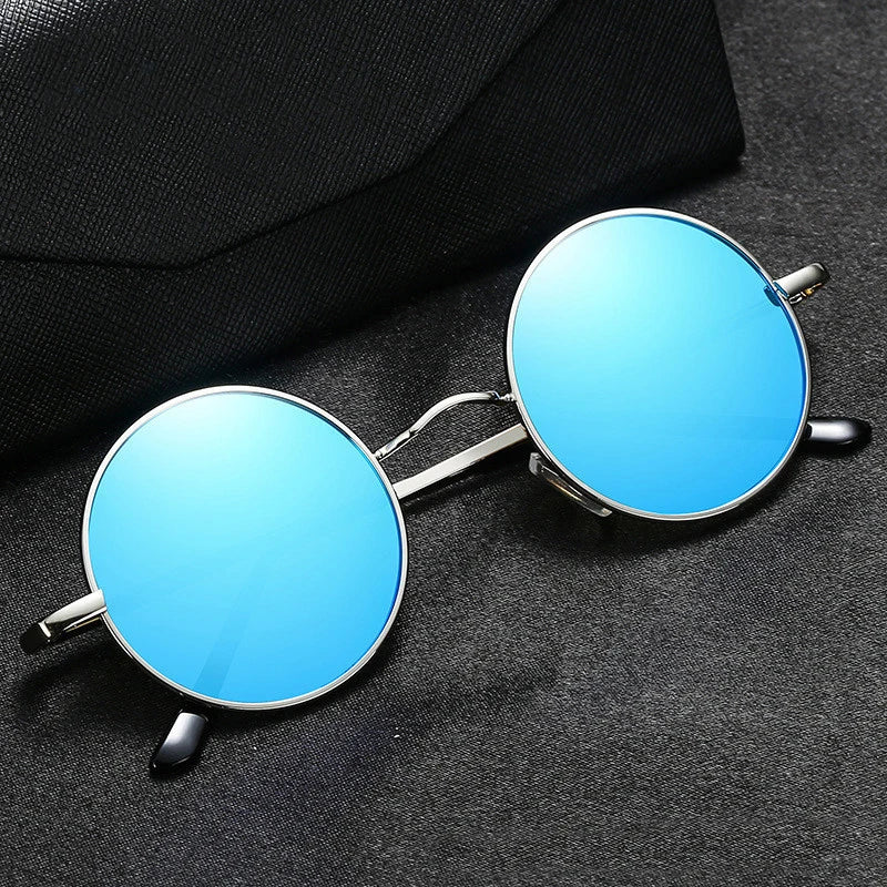 Retro Round Polarized Sunglasses | UV400 Metal Frame Unisex