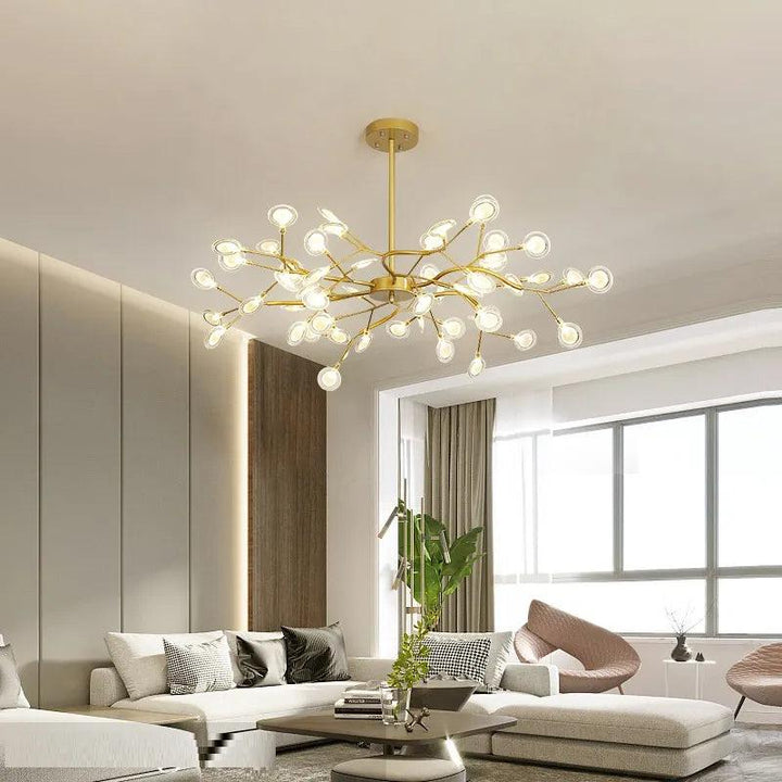 Modern LED Pendant lights Gold Black tree branch Chandeliers room decor Bedroom Dining Living Room Luster Lamp Home Decoration-Arlik interiors