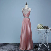 Womens Long Sleevless Sequined Prom Dress-Dress-Bennys Beauty World
