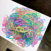 Girls Colorful Small Disposable Hair Rubber Bands-hair accessories-Bennys Beauty World