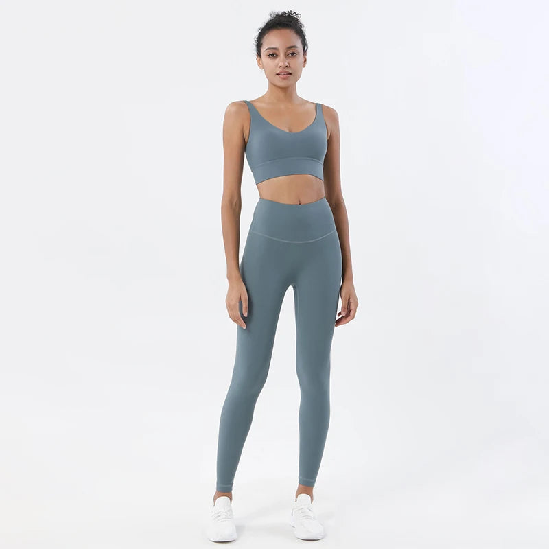 SOISOU Nylon Tracksuits Women's Yoga Set Sports Suit