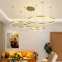 Modern LED Ceiling Chandelier Living Room Decor-Light Fixtures-Arlik interiors