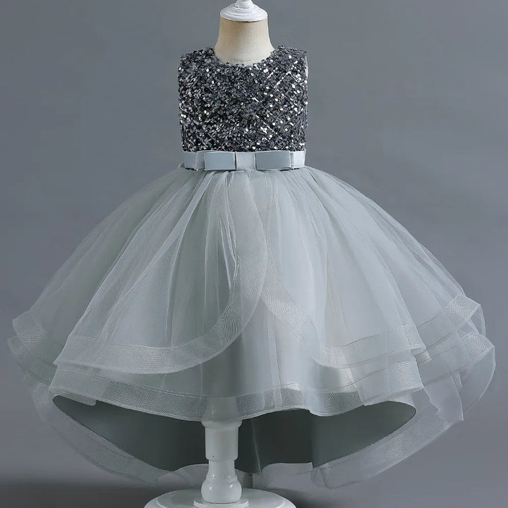 Girls Princess Bow Dress – Tutu Ball Gown for Parties & Birthdays