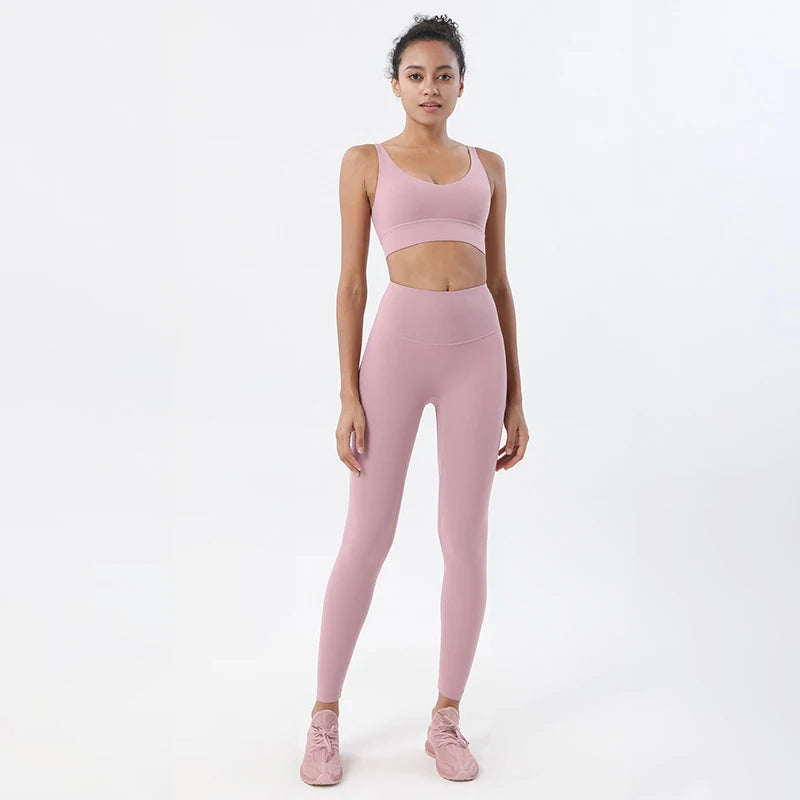 SOISOU Nylon Tracksuits Women's Yoga Set Sports Suit