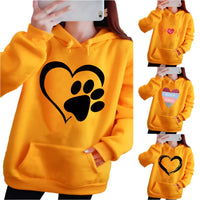 Women’s Paw Print Hoodie