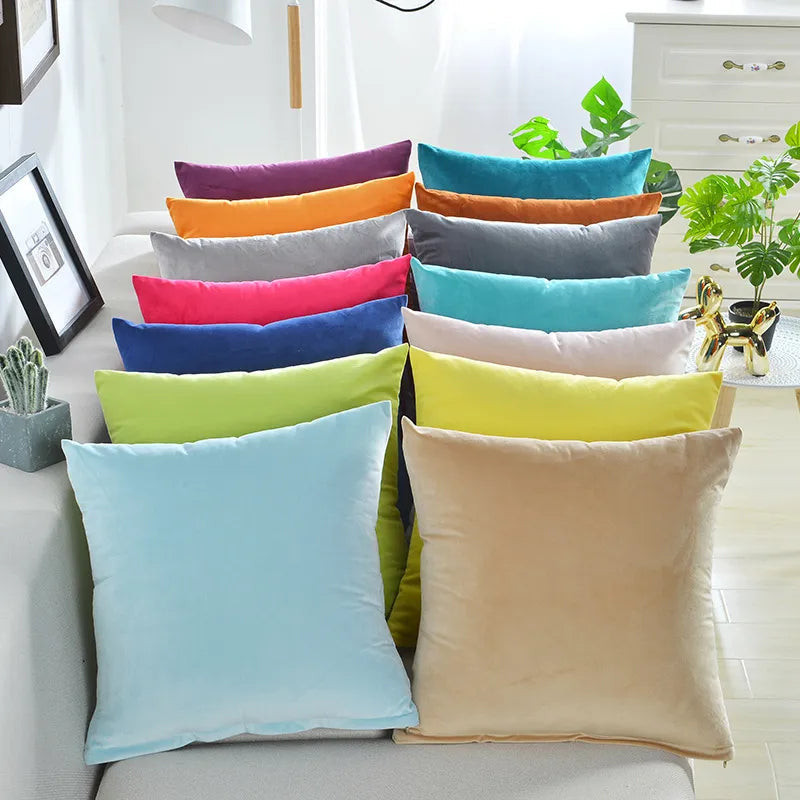 Velvet Pillow Cushion Cover-Cushion cover-Arlik interiors