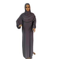 Muslim Dress With Attached Hijab