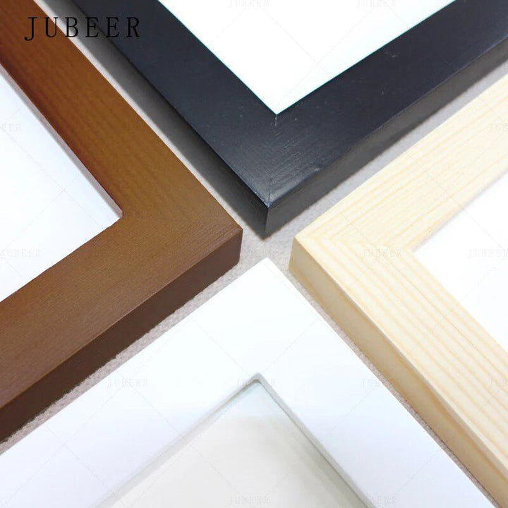 Nordic Simple Wooden Frame A4 A3 Black White Color Picture Photo Frames for Wall picture frames wall photo frame home decor-Arlik interiors