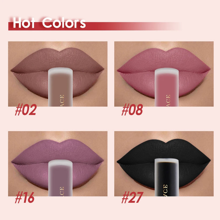 NICEFACE Nude Liquid Lipsticks, Waterproof