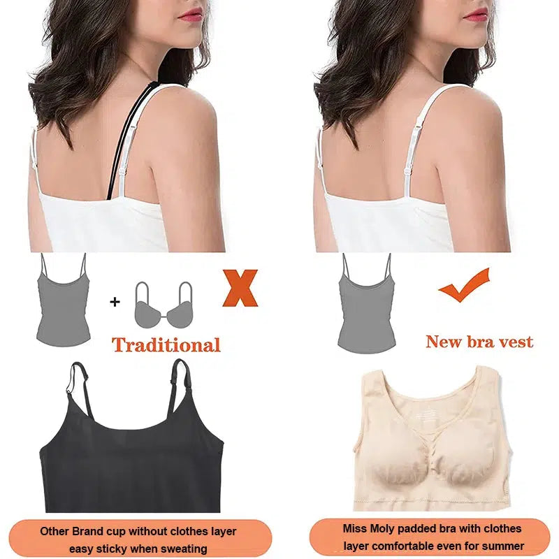 Women Cami Shaper with Built in Bra And Tummy Control