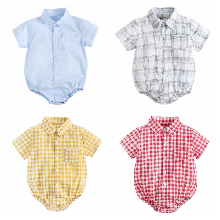 Sanlutoz Cotton Baby Boys Bodysuits Fashion Newborn Clothes