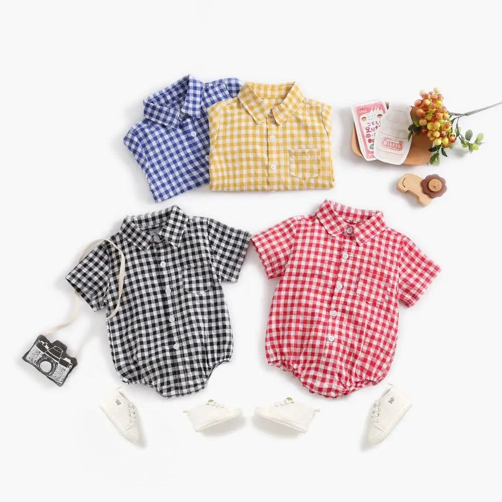 Sanlutoz Cotton Baby Boys Bodysuits Fashion Newborn Clothes