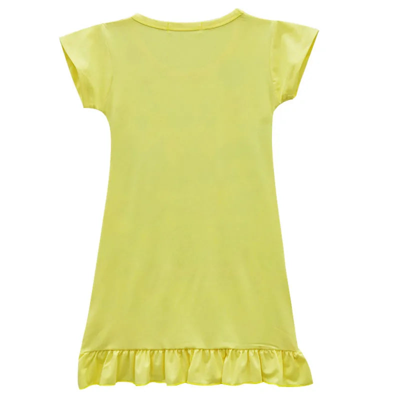 Cartoon Mia and Me Children's Nightdress Unicorn Girl's Clothing