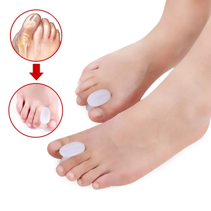 2Pcs=1Pair Silicone Toes Separator