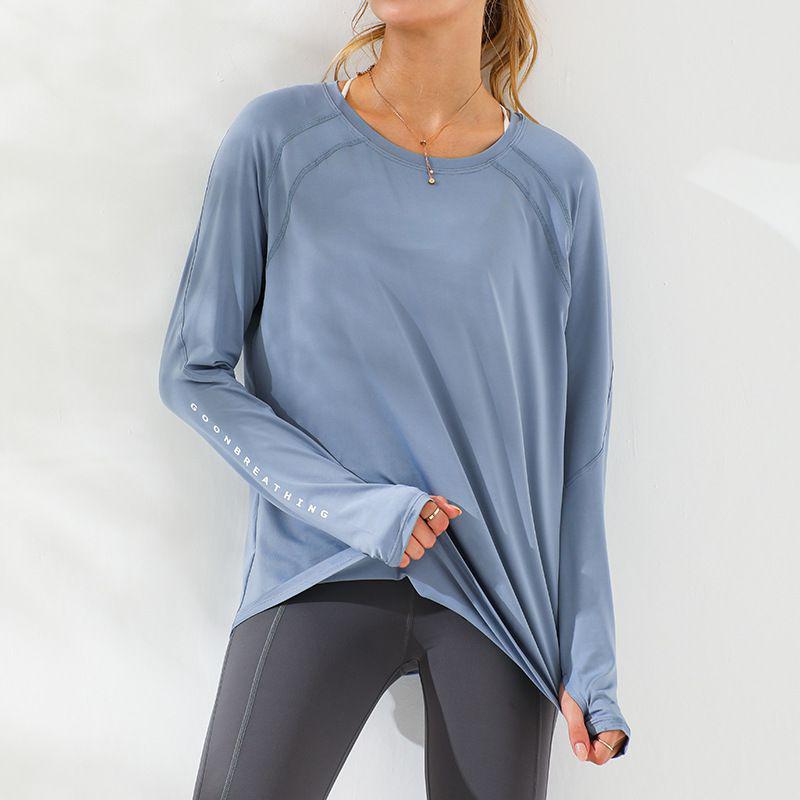 Sport Top Fitness Long Sleeve Running Top For Women-blouse-Bennys Beauty World