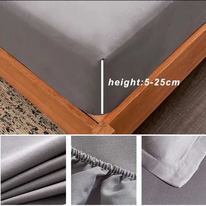 Fitted Sheet with Elastic Bands Non-Slip Adjustable Mattress Covers