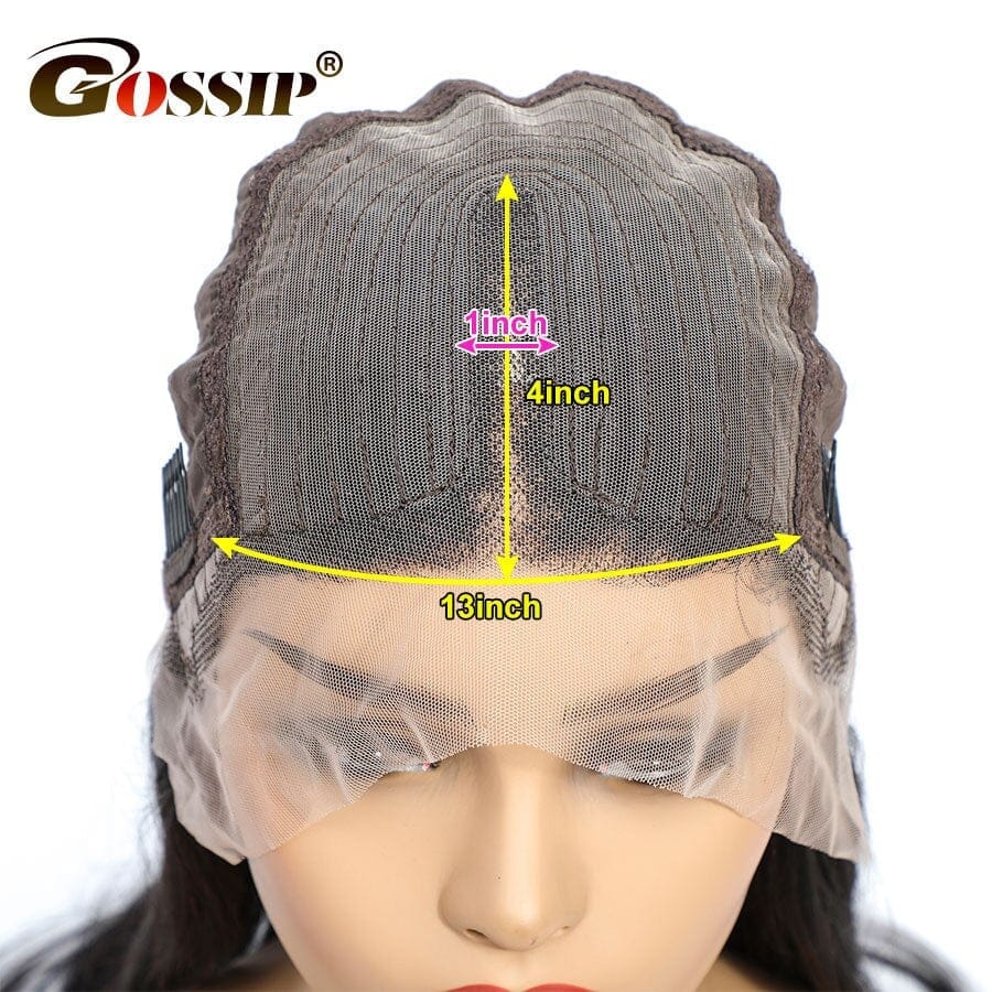 HD Transparent Lace Wigs Glue less Straight Lace Front Remi Human Hair Wigs For Black Women BENNYS 