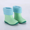 Girls Waterproof Non-Slip Rain Boots With Removable Cover-Shoes-Bennys Beauty World