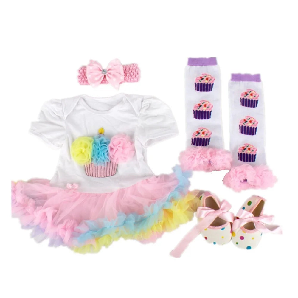 Fashion Baby Clothes Set Newborn Princess Girls Tutu Dress Outfits