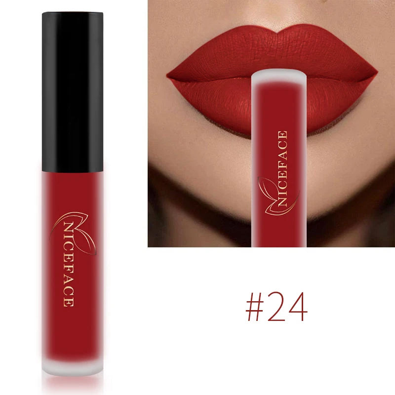NICEFACE Nude Liquid Lipsticks, Waterproof