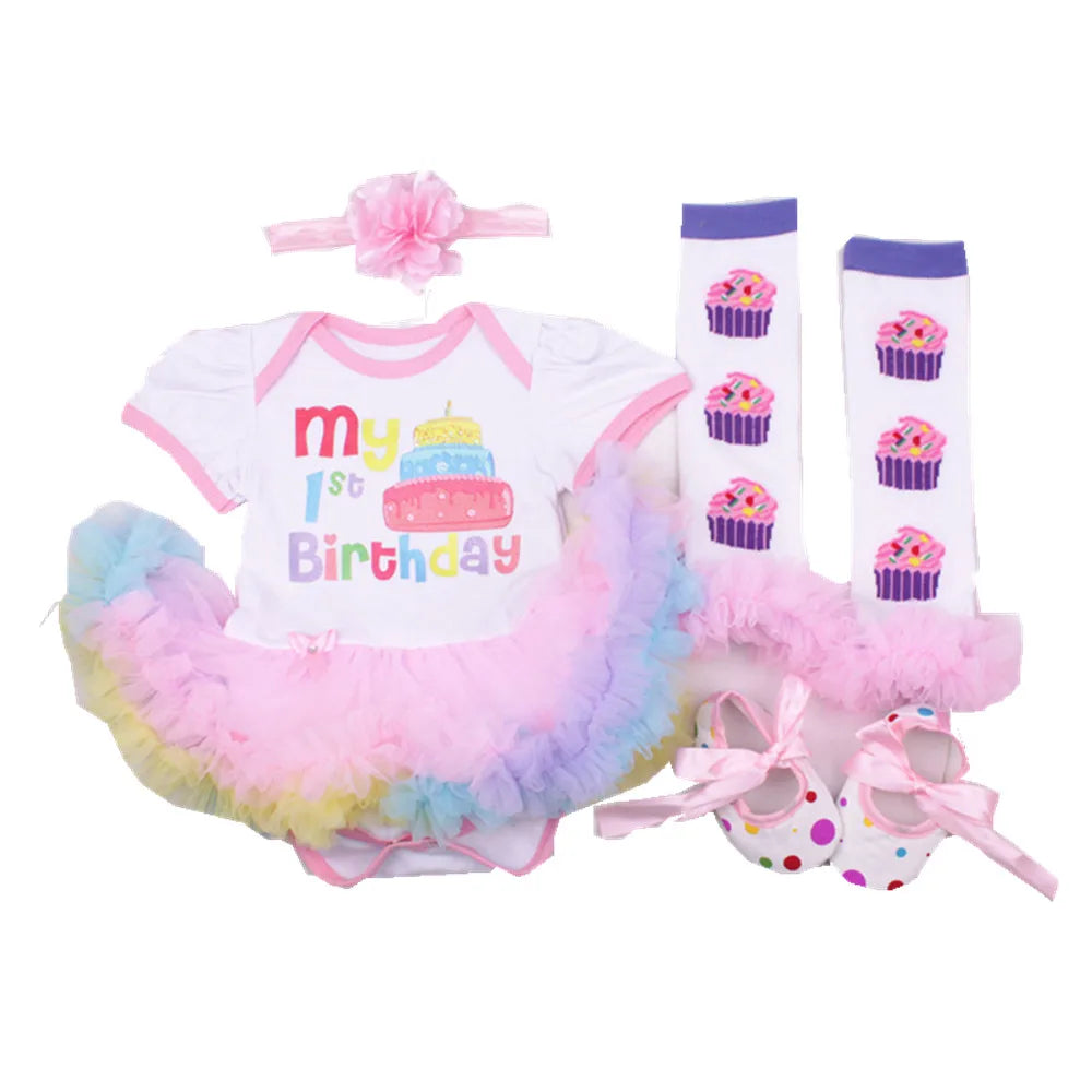 Fashion Baby Clothes Set Newborn Princess Girls Tutu Dress Outfits