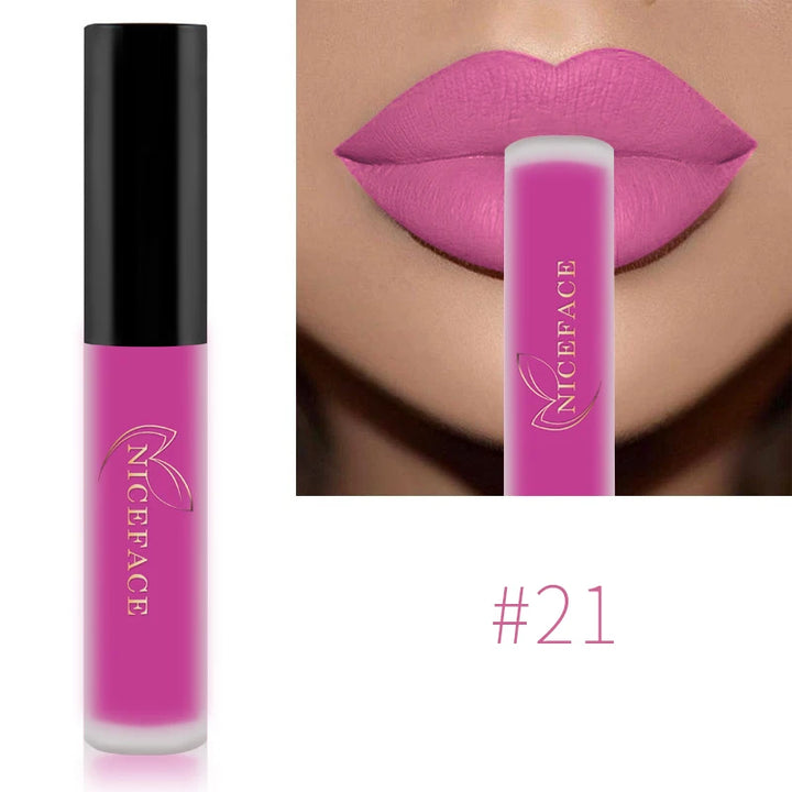 NICEFACE Nude Liquid Lipsticks, Waterproof
